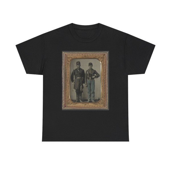 Two Unidentified Soldiers With Sword and Saxhorn (U.S. Civil War) T-Shirt