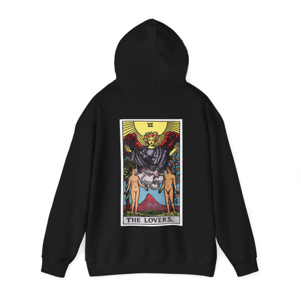 The Lovers (Tarot Card) Back Print Hoodie