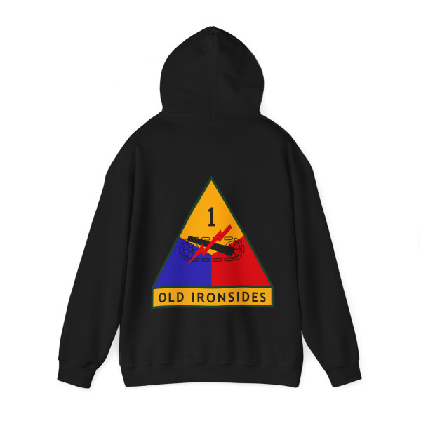 1st Armored Division (U.S. Army) Back Print Hoodie