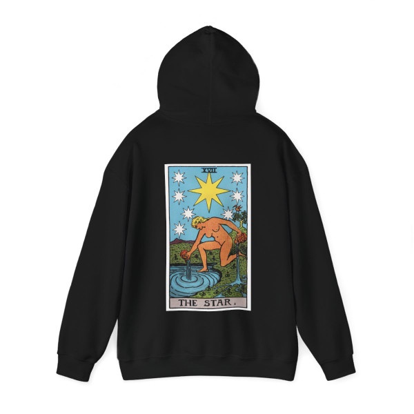 The Star (Tarot Card) Back Print Hoodie