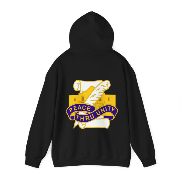321 Civil Affairs Brigade 2 (U.S. Army) Back Print Hoodie