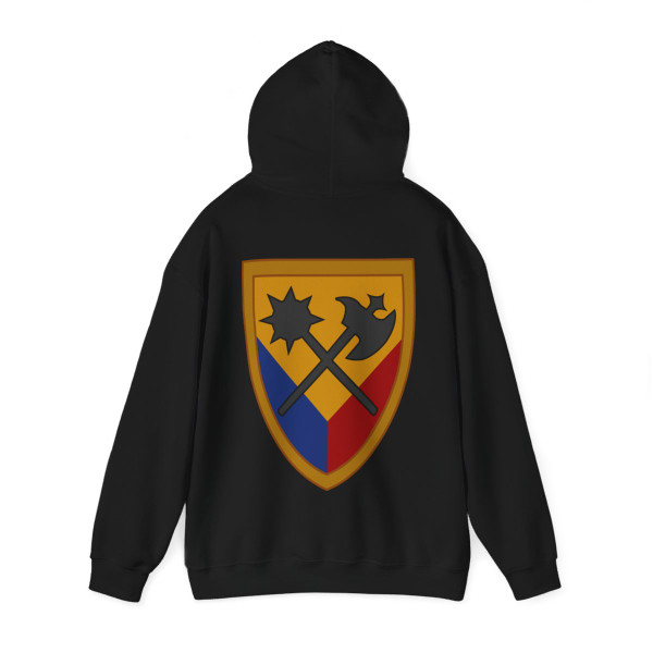 194th Armored Brigade 2 (U.S. Army) Back Print Hoodie
