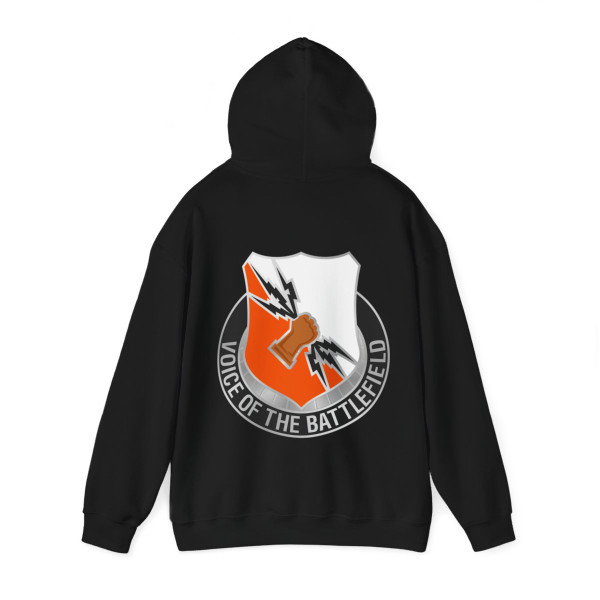 136 Signal Battalion (U.S. Army) Back Print Hoodie