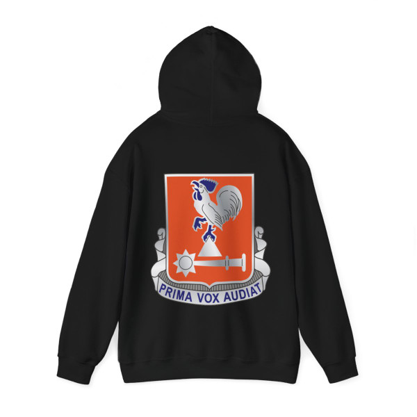 123 Signal Battalion (U.S. Army) Back Print Hoodie