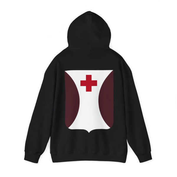 70 Medical Battalion 2 (U.S. Army) Back Print Hoodie