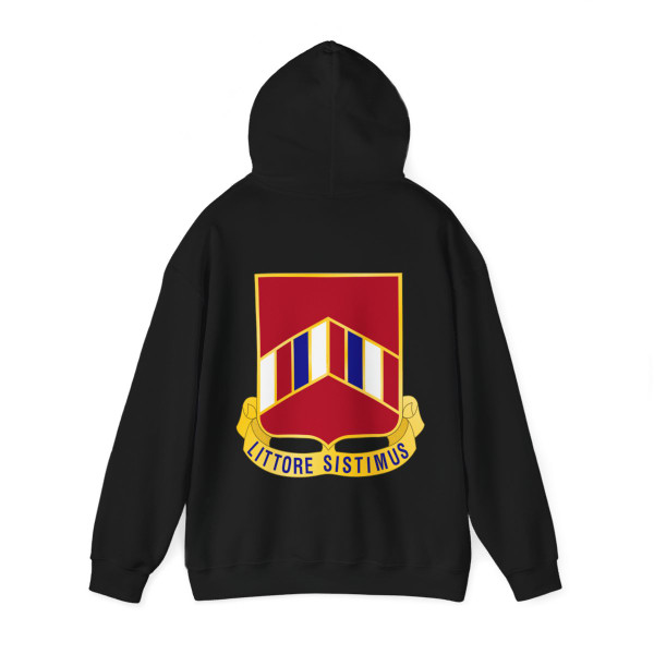 15 Coast Artillery Regiment (U.S. Army) Back Print Hoodie
