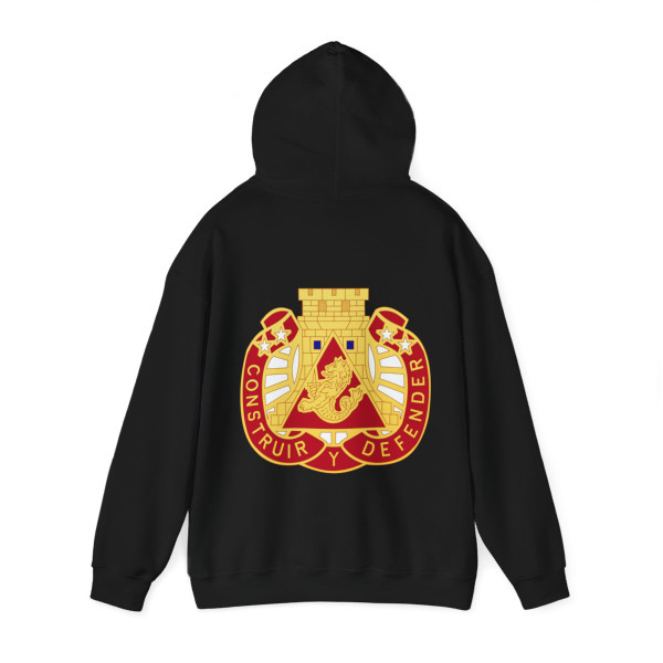 233 Engineer Group (U.S. Army) Back Print Hoodie