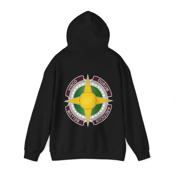 Dental Health Activity Alaska (U.S. Army) Back Print Hoodie