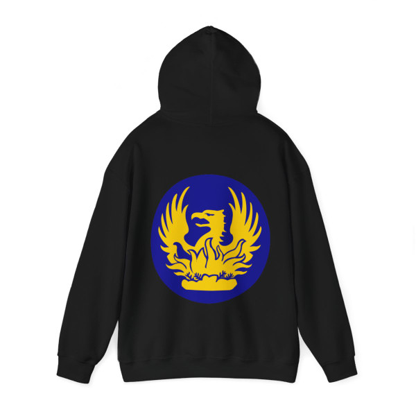 Veterans Administration Military Personnel (U.S. Army) Back Print Hoodie