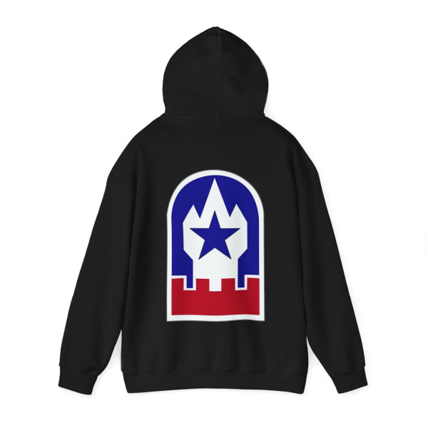 Engineer Command Europe (U.S. Army) Back Print Hoodie