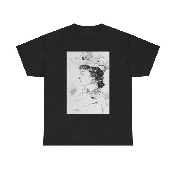 Lady with Bonnet - T-Shirt