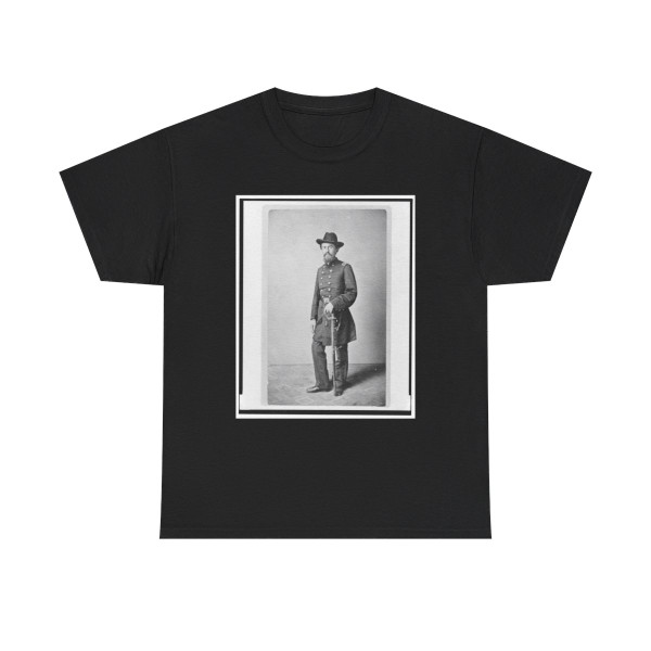 Colonel Francis (Frank) Erdelmeyer, Union Officer in the 32Nd Indiana Regiment, Full-Length Portrait, Standing, Facing Front (U.S. Civil War) T-Shirt