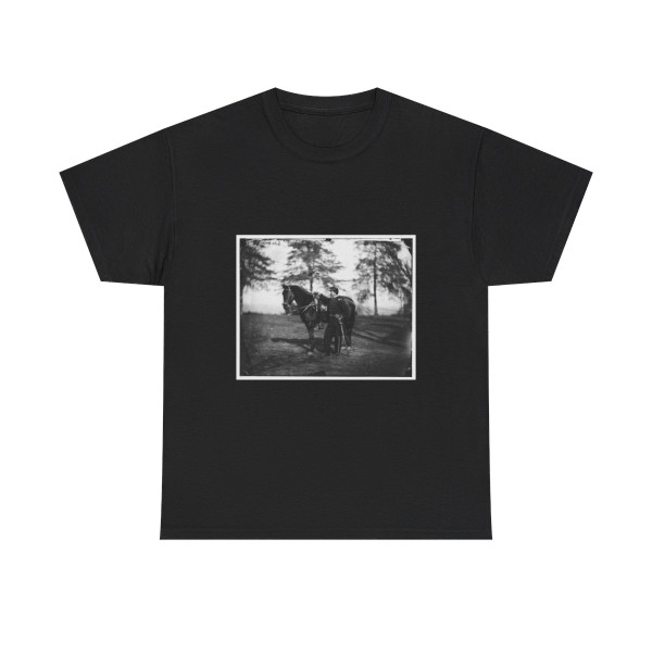 Brandy Station, Va. Lt. Col. Orson H. Hart, A.A.G. Of 3D Corps, and Horse (U.S. Civil War) T-Shirt