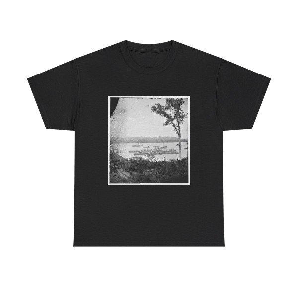 Belle Plain Landing, Virginia. View of Camp and Transports. (Lower Landing). Photo Taken Near Bull Bluff -3 (U.S. Civil War) T-Shirt