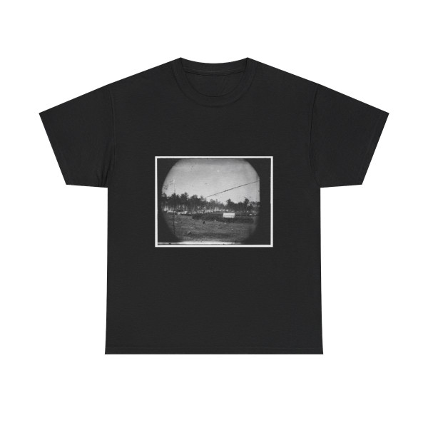 Brandy Station, Virginia. Army of the Potomac. Western Half of the Camp. Chapel in Foreground (U.S. Civil War) T-Shirt