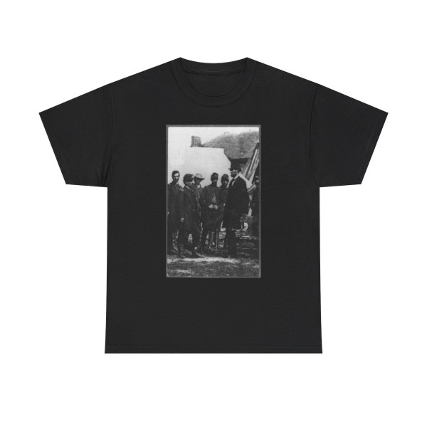 Abraham Lincoln on Battlefield at Antietam, Maryland, Cropped Version That Highlights Mclellan and Lincoln (U.S. Civil War) T-Shirt