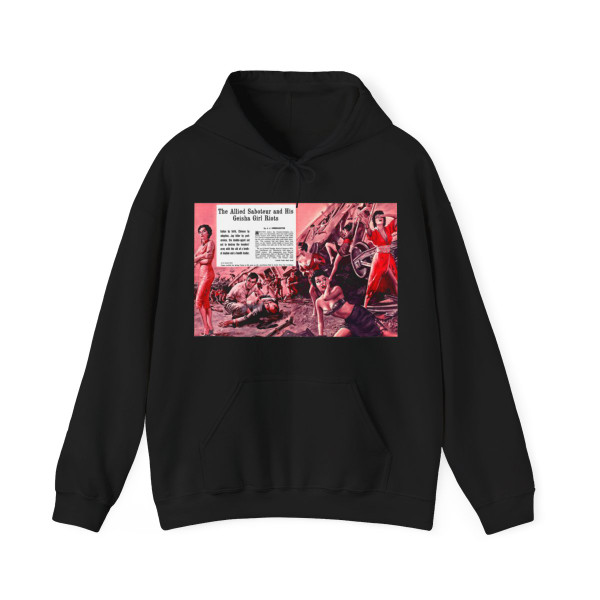 The Allied Saboteur and His Geisha Girl Riots, Stag, July 1960 - Hoodie