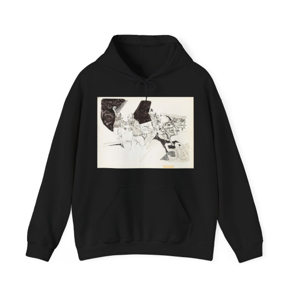 Football Montages Scetch - Hoodie