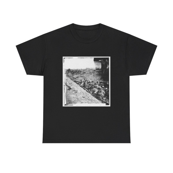 Antietam, Maryland. Dead Soldiers in Ditch on the Right Wing Where Kimball's Brigade Fought So Desperately (U.S. Civil War) T-Shirt