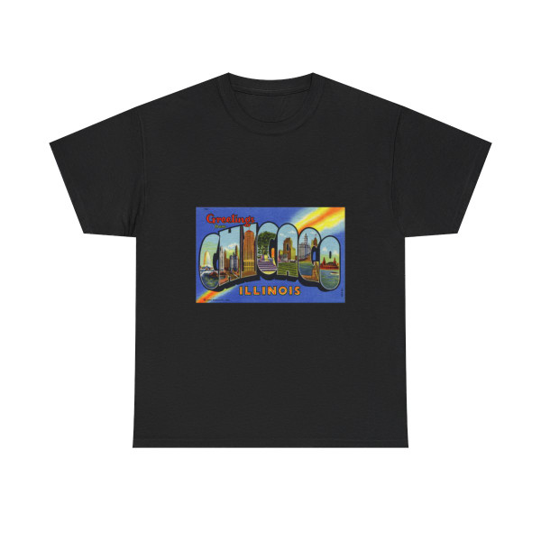 Greetings from Chicago Illinois (Greeting Postcards) T-Shirt