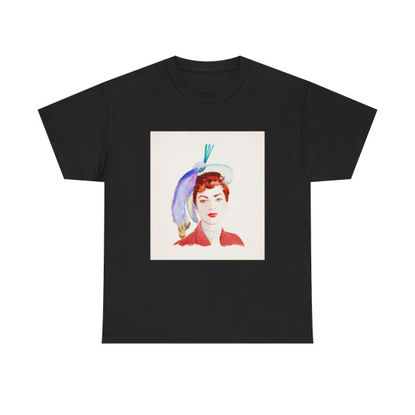Woman with a Feathered Hat, 1957 - T-Shirt
