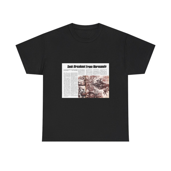 Tank Breakout From Normandy, Adam magazine, March 1973 - T-Shirt