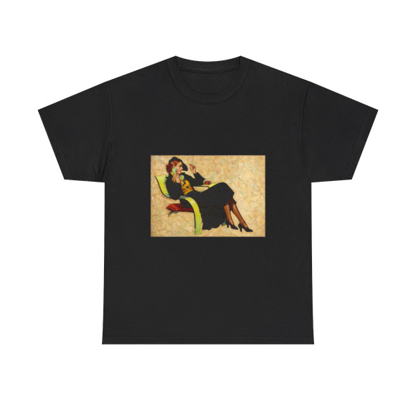 Pin Up in Chair - T-Shirt
