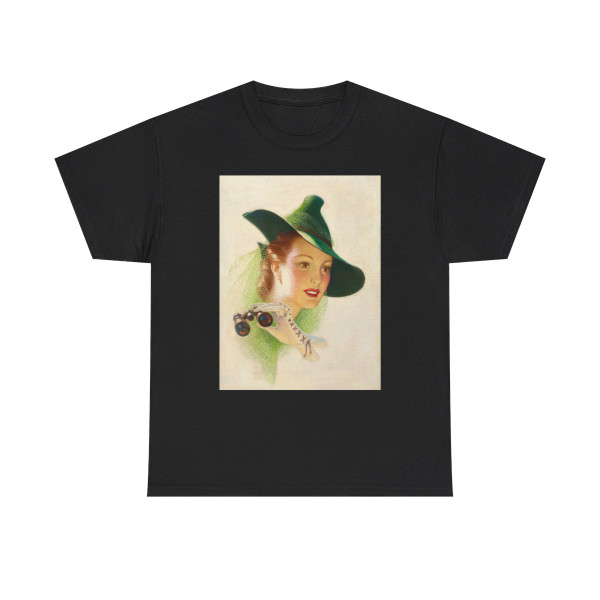 Pin Up with Binoculars - T-Shirt