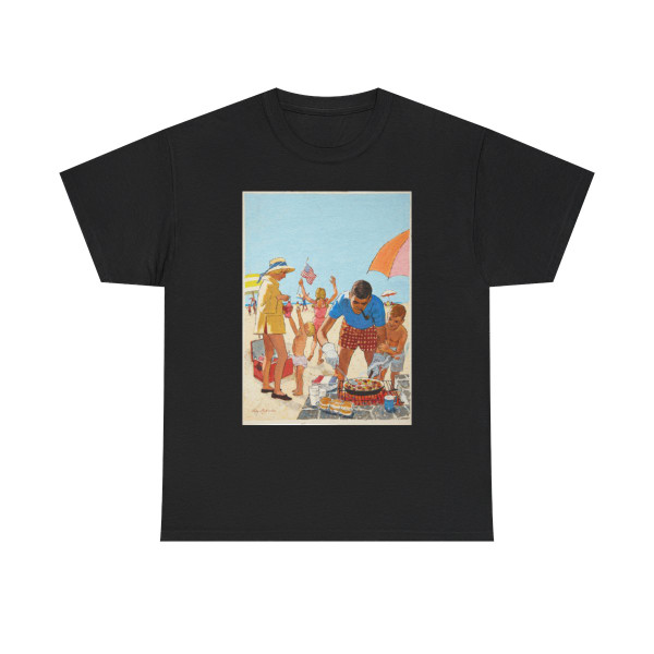 Beach Picnic Illustration (c. 1959) - T-Shirt