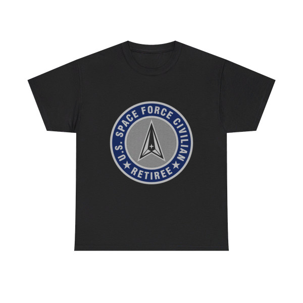 Civilian Retiree Lapel Button (U.S. Space Force) T-Shirt