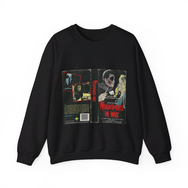 NIGHTMARE IN WAX (VHS COVER) Crewneck Sweatshirt