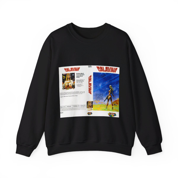 GALAXINA HEM VIDEO FILM (VHS COVER) Crewneck Sweatshirt