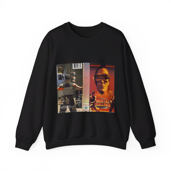 MORTAL CHALLENGE (VHS COVER) Crewneck Sweatshirt