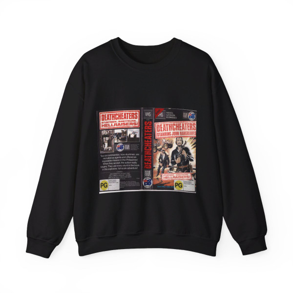 DEATHCHEATERS (VHS COVER) Crewneck Sweatshirt