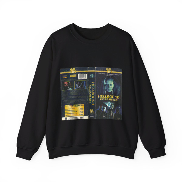 HELLRAISER 2 HELLBOUND (VHS COVER) Crewneck Sweatshirt