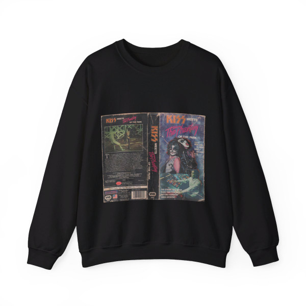 KISS MEETS THE PHANTOM OF THE PARK (VHS COVER) Crewneck Sweatshirt