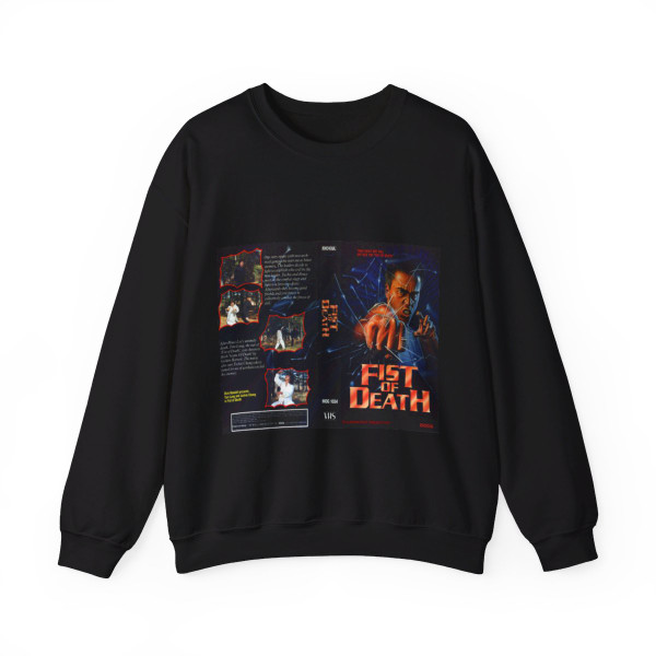 FIST OF DEATH (VHS COVER) Crewneck Sweatshirt