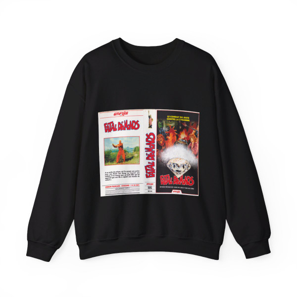 FATAL DIAMONDS (VHS COVER) Crewneck Sweatshirt