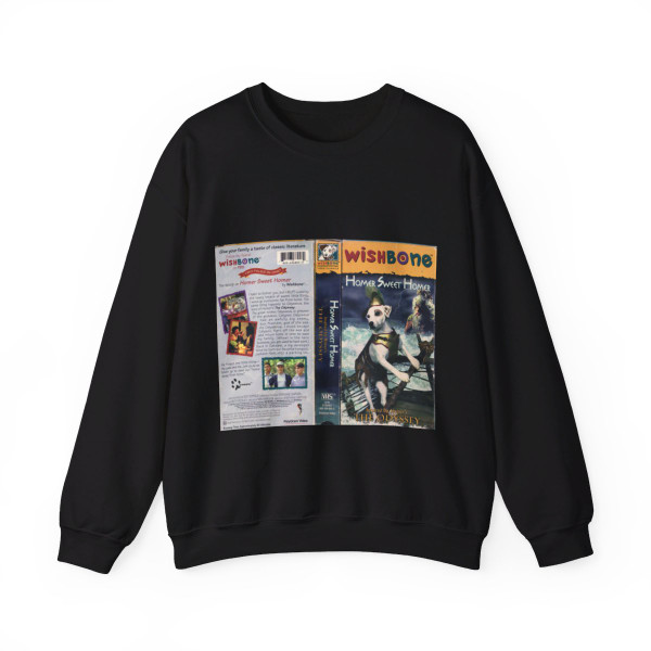 WISHBONE HOMER SWEET HOMER (VHS COVER) Crewneck Sweatshirt