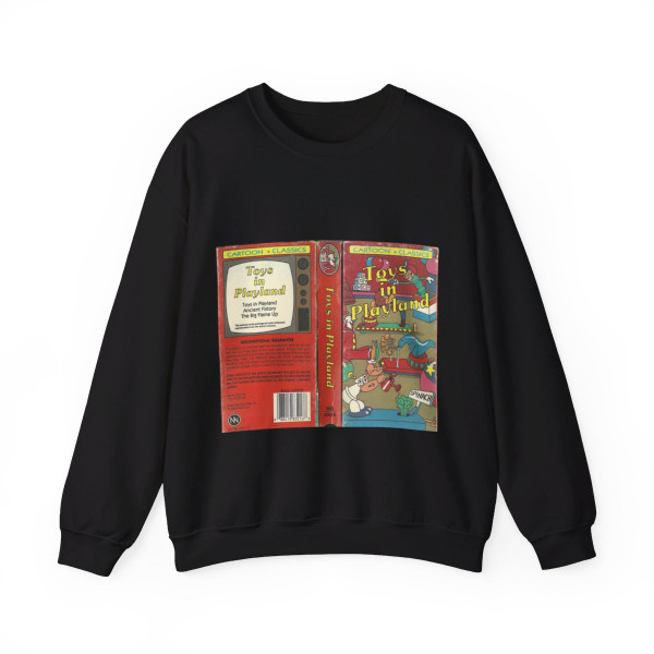 TOYS IN PLAYLAND (VHS COVER) Crewneck Sweatshirt