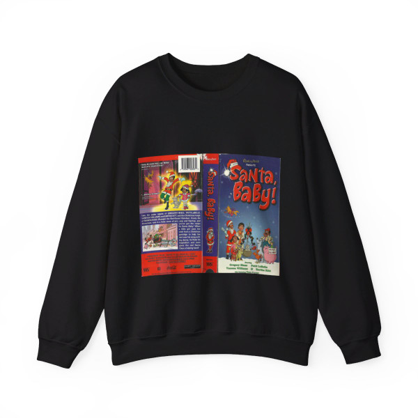 SANTA BABY (VHS COVER) Crewneck Sweatshirt