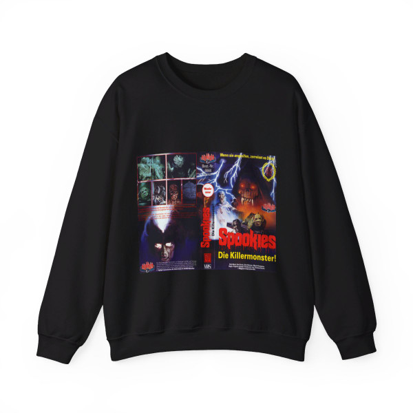 SPOOKIES GERMAN (VHS COVER) Crewneck Sweatshirt
