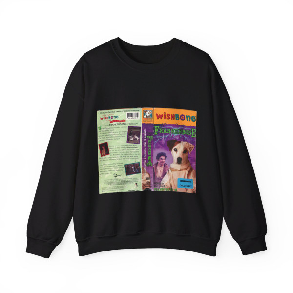 WISHBONE FRANKENBONE (VHS COVER) Crewneck Sweatshirt