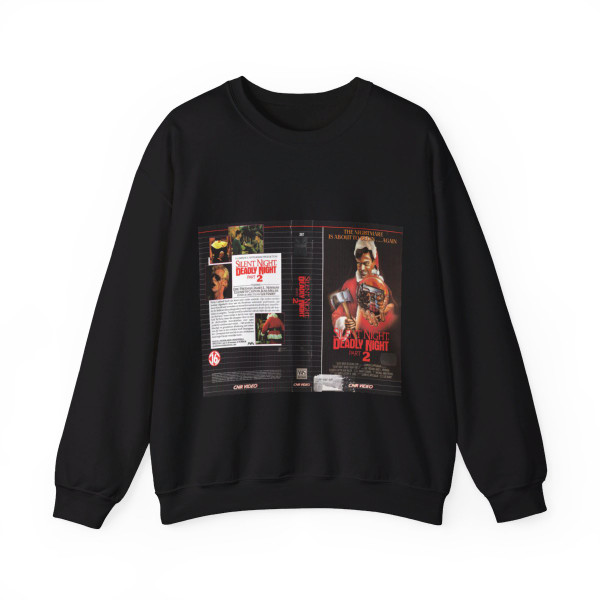 SILENT NIGHT DEADLY NIGHT 2 (VHS COVER) Crewneck Sweatshirt