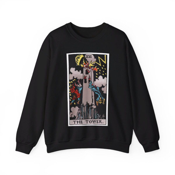The Tower (Tarot Card) Crewneck Sweatshirt