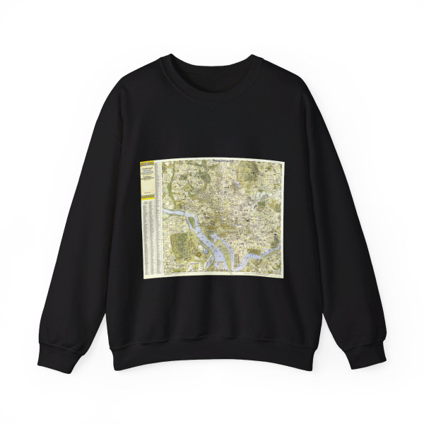 USA - Washington, Central (1948) (Map) Crewneck Sweatshirt