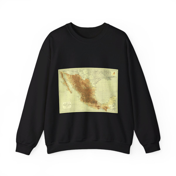 Central America & Mexico (1911) (Map) Crewneck Sweatshirt