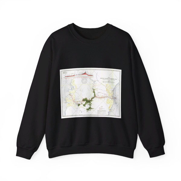 Central America - Panama Canal (1905) (Map) Crewneck Sweatshirt