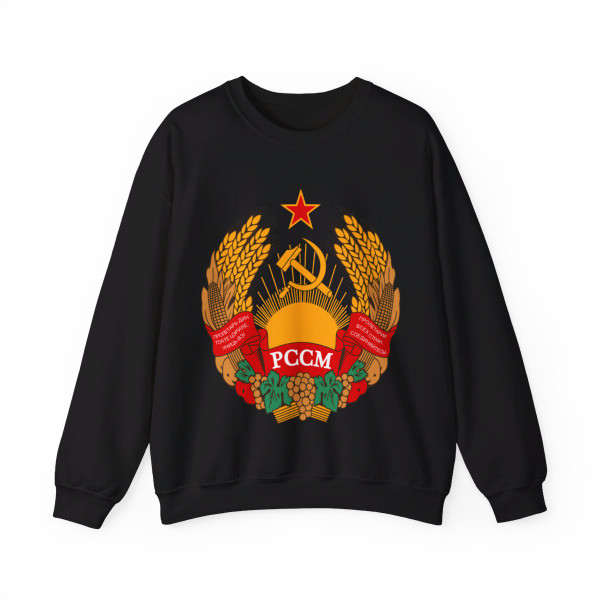 Emblem of the Moldavian SSR (1941-1957) - Crewneck Sweatshirt