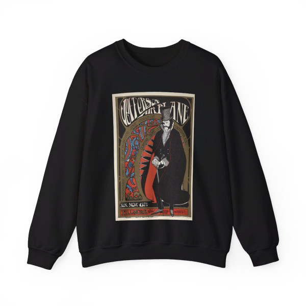 Jefferson Airplane 1967 (Music Poster) Crewneck Sweatshirt